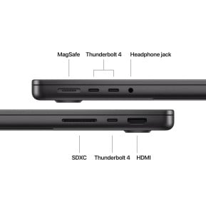 Ordinateur portable Apple MacBook Pro 16 pouces M5 Pro 24 Go 1 To Noir Sidéral (MGEA4FN/A)