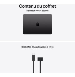Ordinateur portable Apple MacBook Pro 16 pouces M5 Pro 24 Go 1 To Noir Sidéral (MGEA4FN/A)