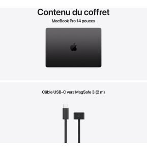 Ordinateur portable Apple MacBook Pro 16 pouces M5 Pro 24 Go 1 To Noir Sidéral (MGEA4FN/A)