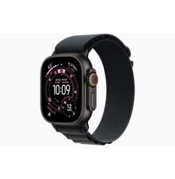 Montre connectée Apple Watch Ultra 3 GPS + Cellular 49 mm Black boîtier titane, Black Alpine Loop Large (MF0X4AF/A)