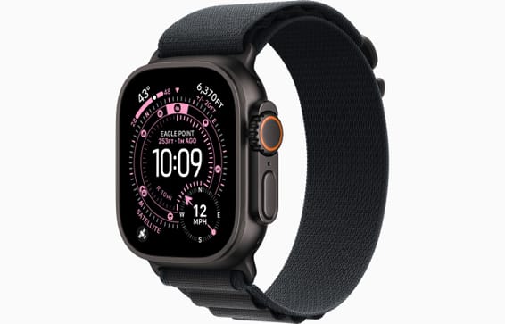 Montre connectée Apple Watch Ultra 3 Titane noir (GPS + Cellular, 49 mm)