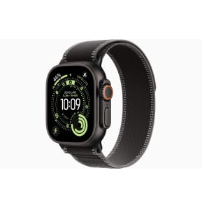 Montre connectée Apple Watch Ultra 3 GPS + Cellular 49 mm Black boîtier titane, Black/Charcoal Trail Loop S/M (MF1D4AF/A)