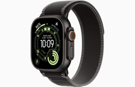 Montre connectée Apple Watch Ultra 3 Titane noir (GPS + Cellular, 49 mm)