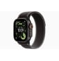 Montre connectée Apple Watch Ultra 3 GPS + Cellular 49 mm Black boîtier titane, Black/Charcoal Trail Loop S/M (MF1D4AF/A)