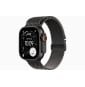 Montre connectée Apple Watch Ultra 3 GPS + Cellular 49 mm Black boîtier titane, Black Titanium Milanese Loop Large (MF1T4AF/A)