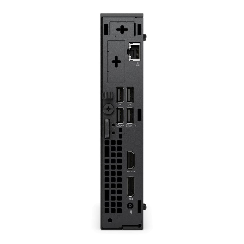 DELL DESKTOP MICRO Pro QCM1250 Ultra 5-235T 8Go 512Go SSD Windows 11 Pro Noir 36 Mois (QCM1250-U5-W)