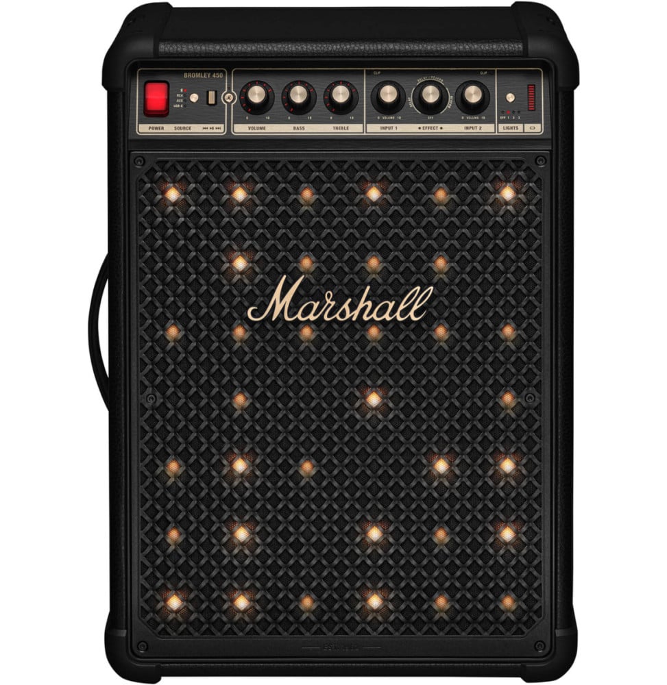 Enceinte Marshall Bromley 450 Noir et Laiton (7340055409384)