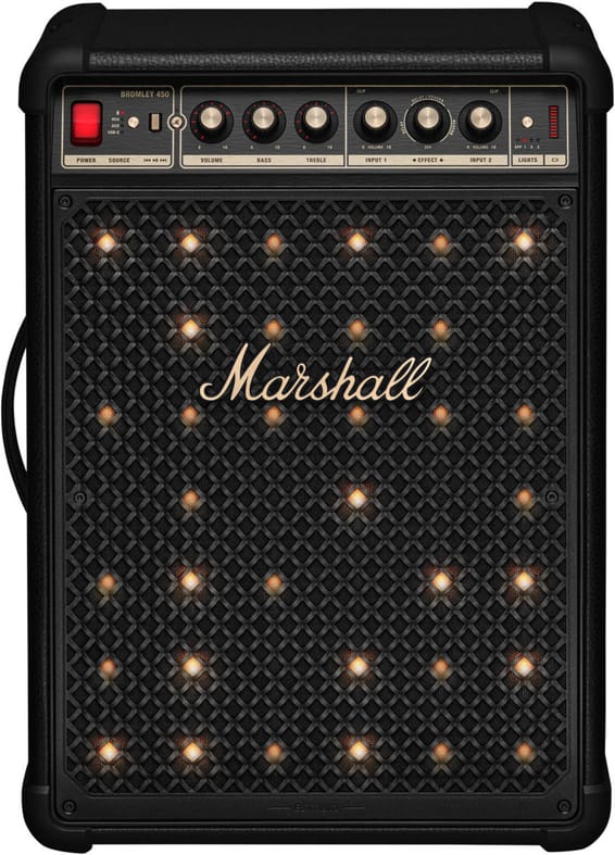 Enceinte Marshall Bromley 450 Noir et Laiton (7340055409384)