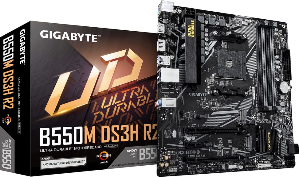 Carte Mère AMD Gigabyte B550M DS3H R2