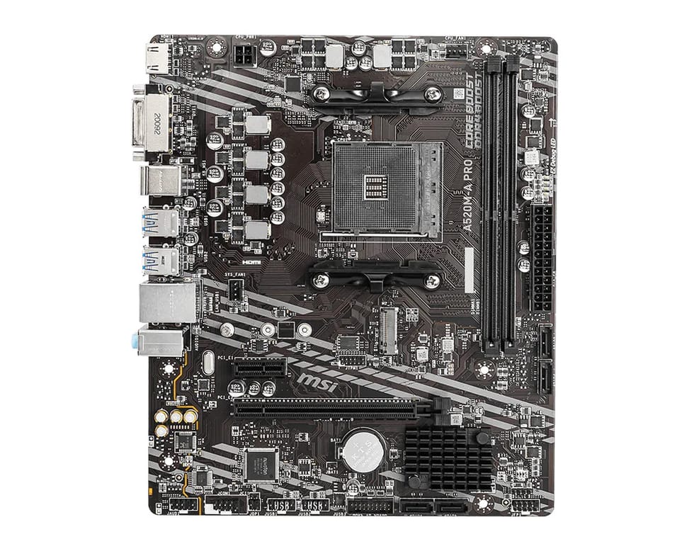 لوحة أم AMD MSI A520M-A PRO — صورة 1