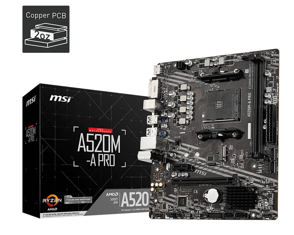 Carte Mère AMD MSI A520M-A PRO