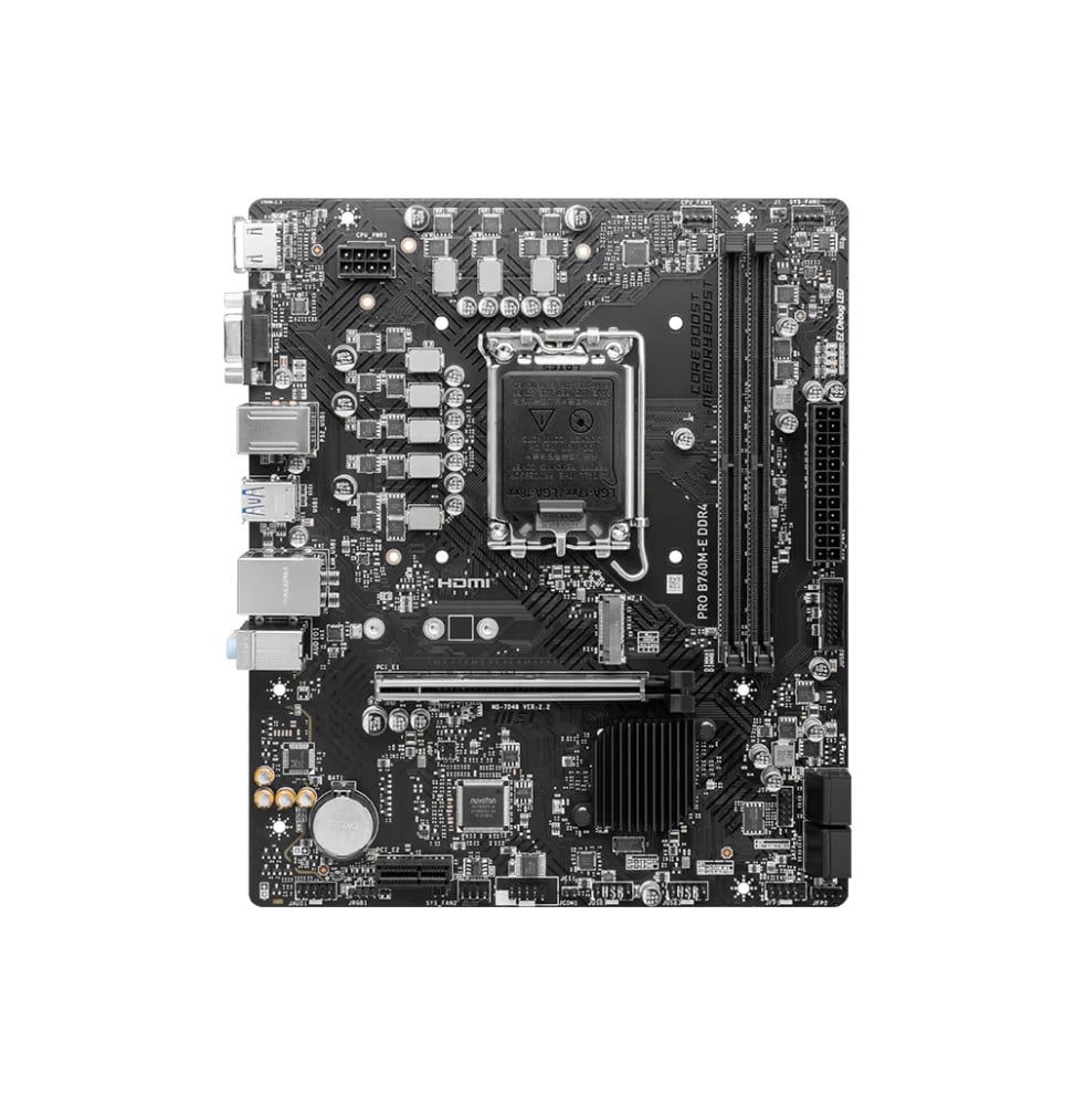 Carte Mère Intel MSI PRO B760M-E DDR4