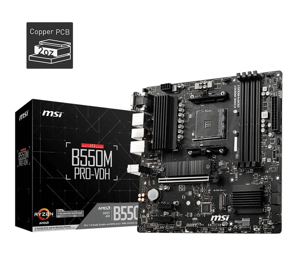 Carte Mère AMD MSI B550M PRO-VDH