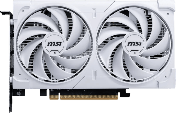 Carte Graphique MSI GeForce RTX 5060 8G VENTUS 2X OC Blanc