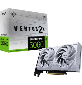 Carte Graphique MSI GeForce RTX 5060 8G VENTUS 2X OC Blanc