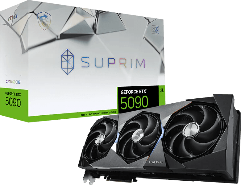Carte Graphique MSI GeForce RTX 5090 32G SUPRIM SOC — image 2