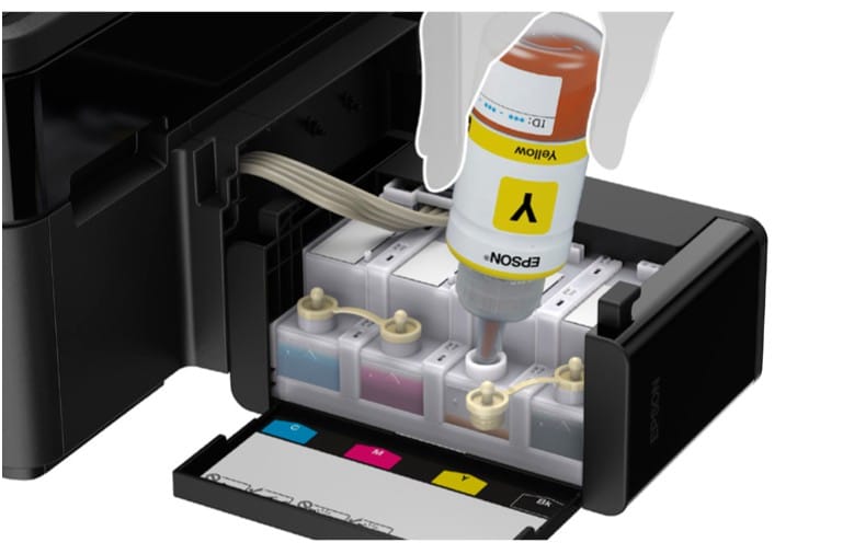 Multifonction A4 Couleur Wi-Fi EPSON L365 avec des réservoirs intégrés d'encre (C11CE54402)