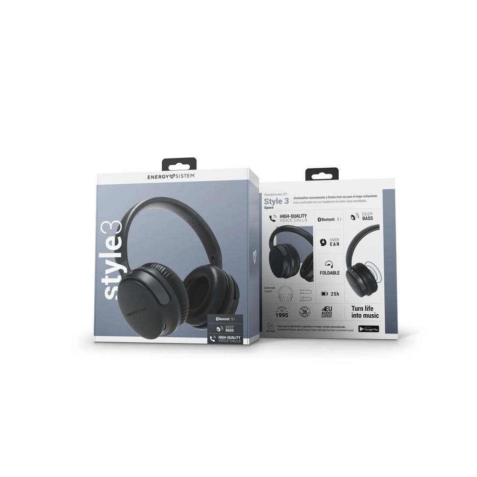 Casque Bluetooth Energy Sistem Style 3 Space (8432426453009)