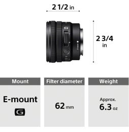 Objectif Sony E PZ 10-20mm F4 G (4548736132160)