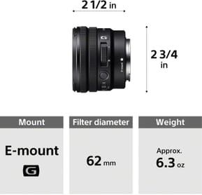Objectif Sony E PZ 10-20mm F4 G (4548736132160) — image 6