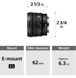 Objectif Sony E PZ 10-20mm F4 G (4548736132160)