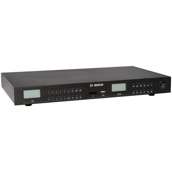 Source musicale Bosch PLENA PRM-UST USB, SD et tuner FM rack 19" (PRM-UST)