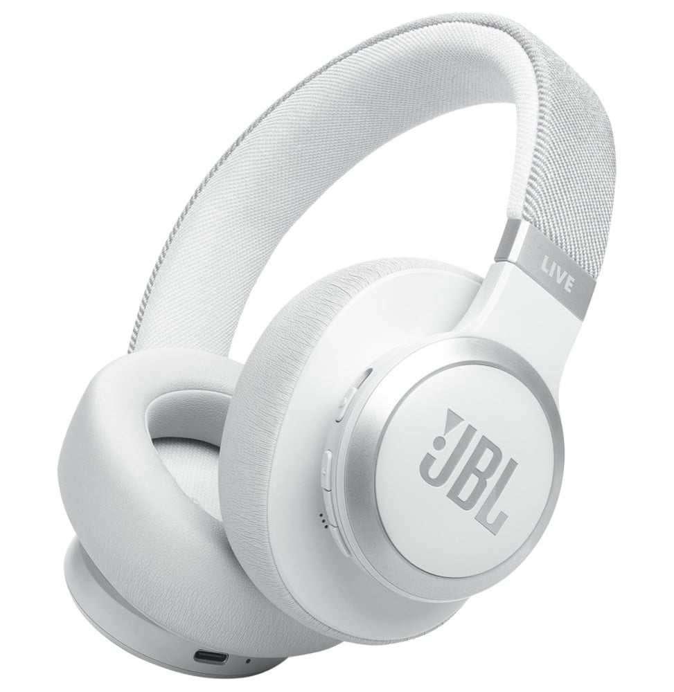 Casque Bluetooth JBL Live 770NC Blanc