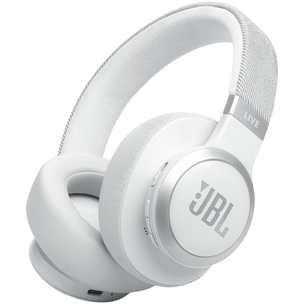 JBL Live 770NC Bluetooth Headphones White — image 1