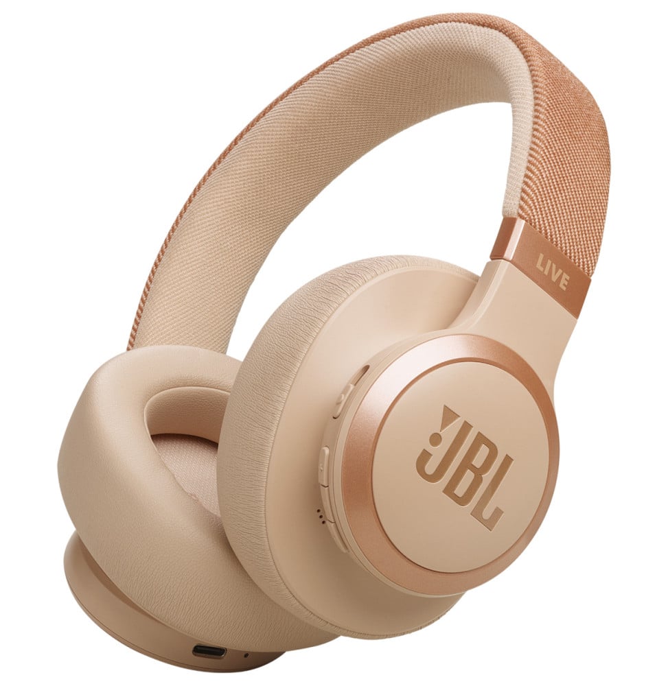 Casque Bluetooth JBL Live 770NC Sable