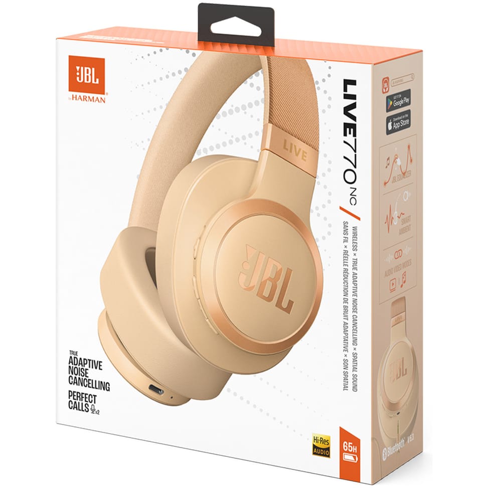 Casque Bluetooth JBL Live 770NC Sable