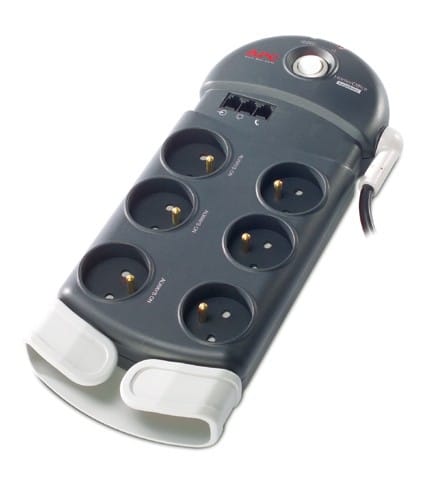 APC Home/Office SurgeArrest 6 prises avec protection Téléphone /ADSL
