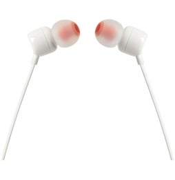 Écouteurs JBL Tune 110 Blanc avec Microphone