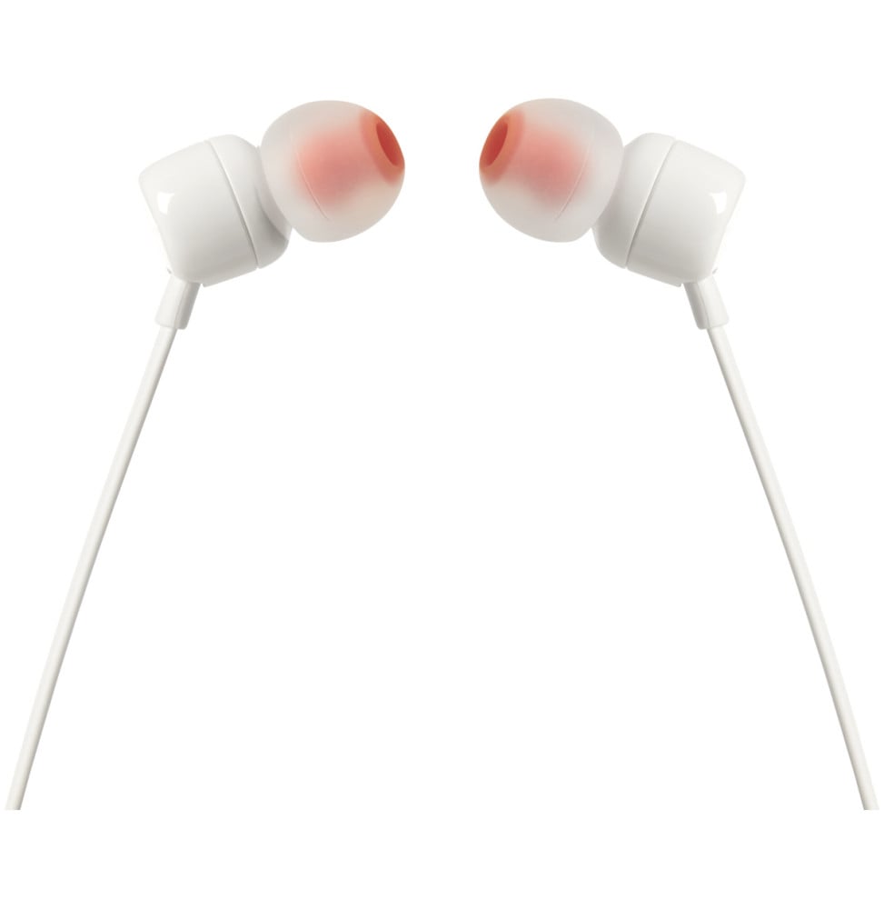 Écouteurs JBL Tune 110 Blanc avec Microphone