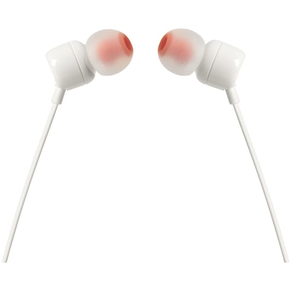 Écouteurs JBL Tune 110 Blanc avec Microphone