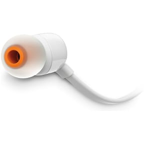 Écouteurs JBL Tune 110 Blanc avec Microphone — image 2