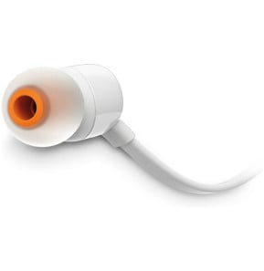 Écouteurs JBL Tune 110 Blanc avec Microphone