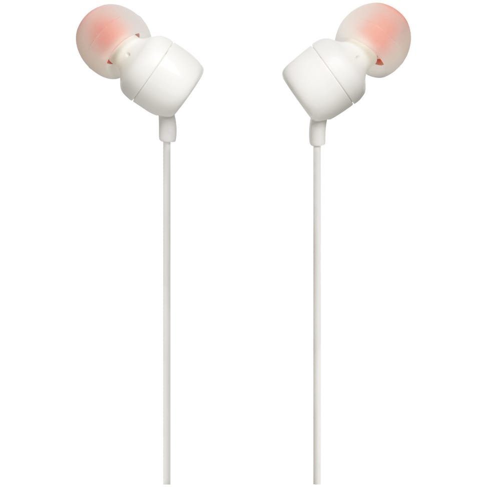 سماعات أذن JBL Tune 110 أبيض مع ميكروفون — صورة 4