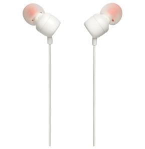 Écouteurs JBL Tune 110 Blanc avec Microphone
