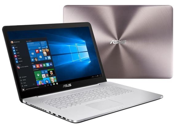 PC Portable Asus VivoBook Pro N752VX Silver (90NB0AY1-M01320)