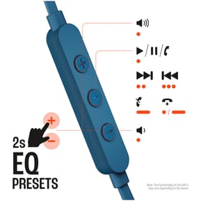 Écouteurs JBL Tune 310C Bleu - USB-C — image 3