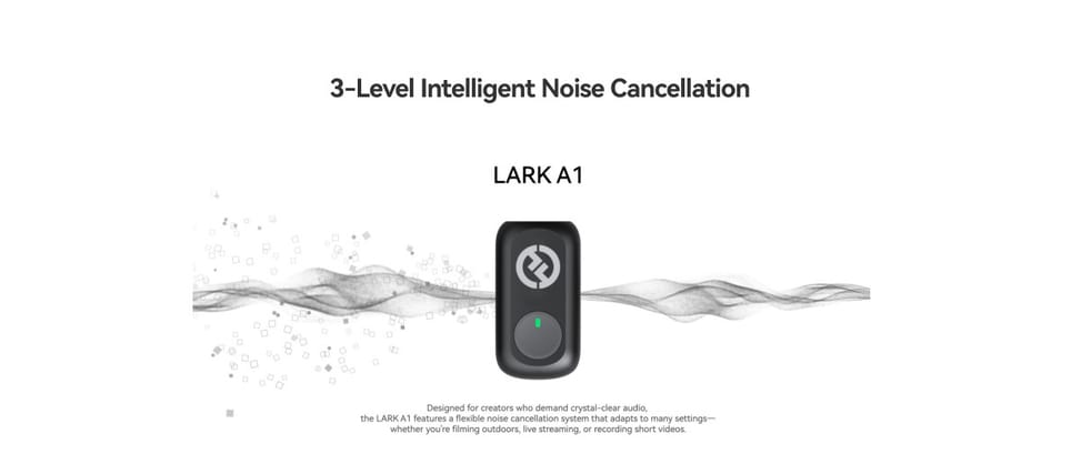 Microphone sans fil Hollyland Lark A1 Combo (6976068118336)