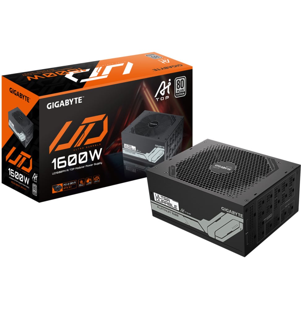 Alimentation PC Gigabyte UD1600PM PG5 AI TOP 1600W 80+ Platinum