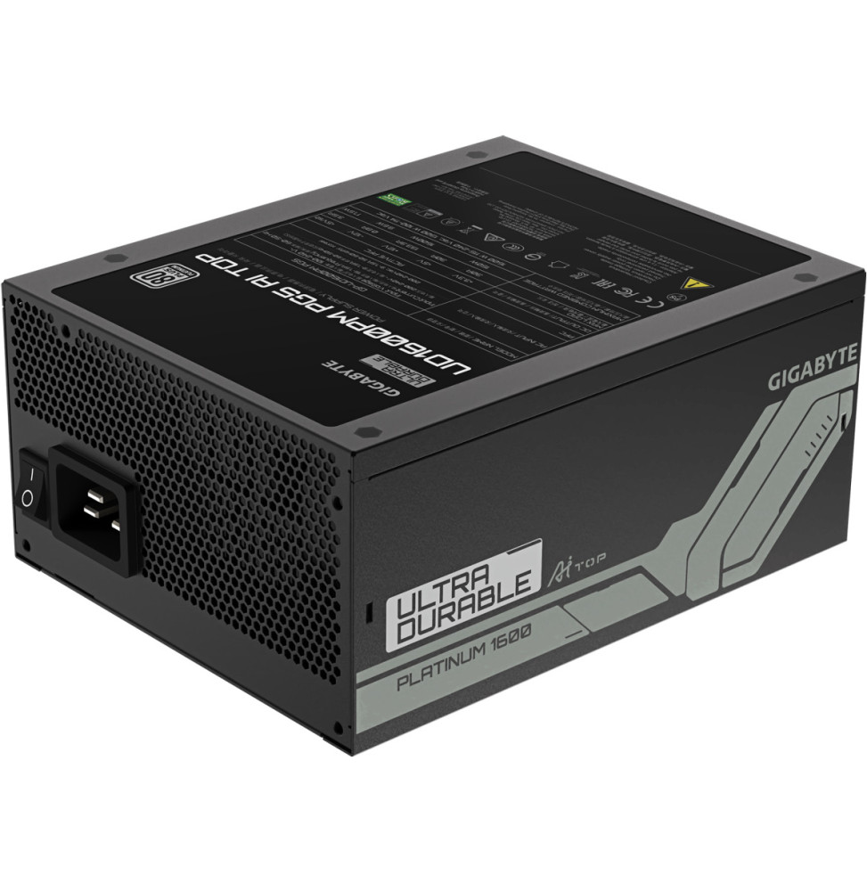 مزود طاقة للحاسوب Gigabyte UD1600PM PG5 AI TOP 1600W 80+ Platinum — صورة 6