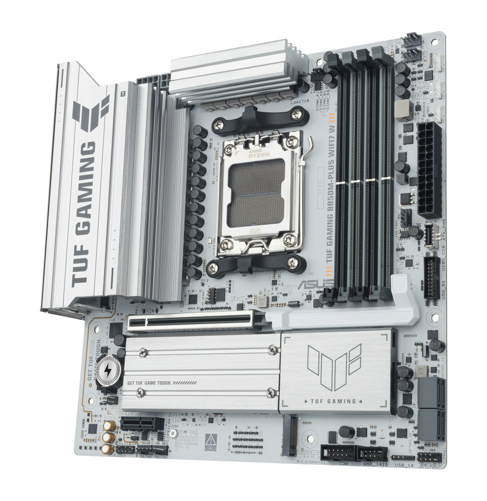 لوحة أم ASUS TUF GAMING B850M-PLUS WIFI7 W — صورة 3