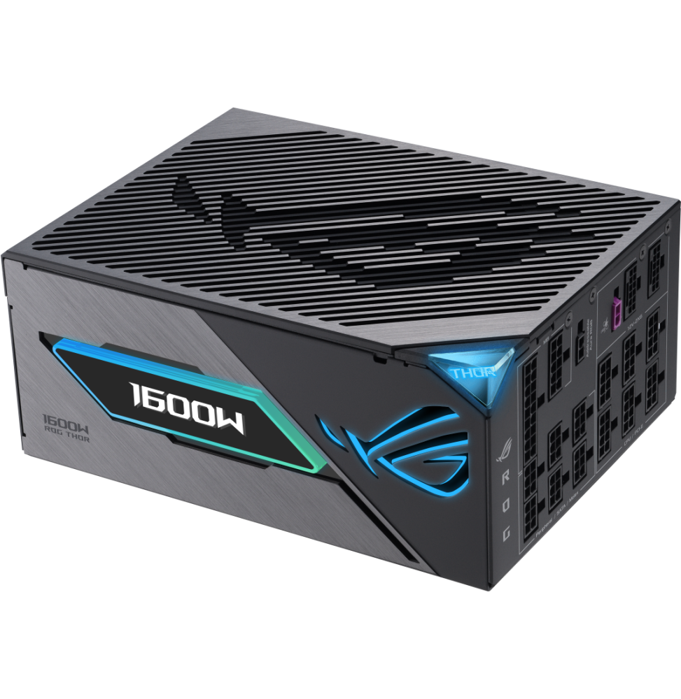 ASUS ROG Thor 1600W Titanium III unité d'alimentation d'énergie 24-pin ATX ATX Noir, Argent (90YE00V1-B0NA00)