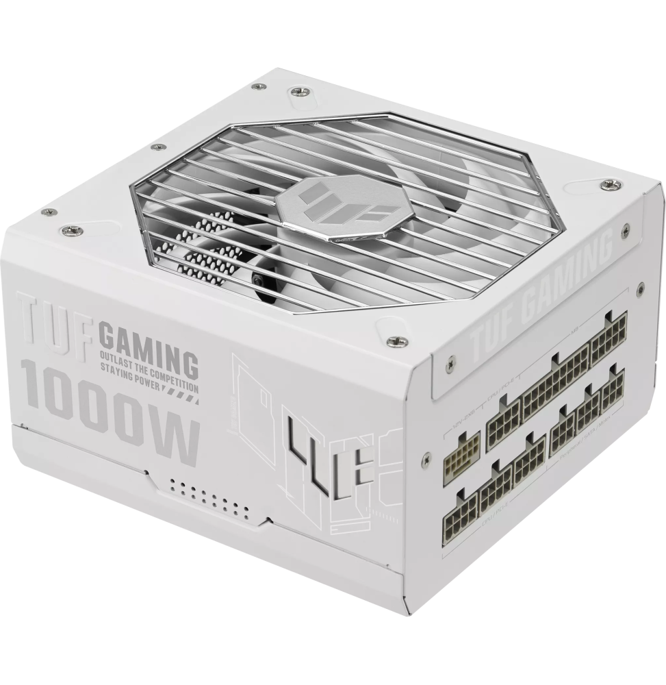 مزود طاقة ASUS TUF Gaming 1000W Gold White Edition 20+4 pin ATX ATX أبيض (90YE00S5-B0NA00) — صورة 1