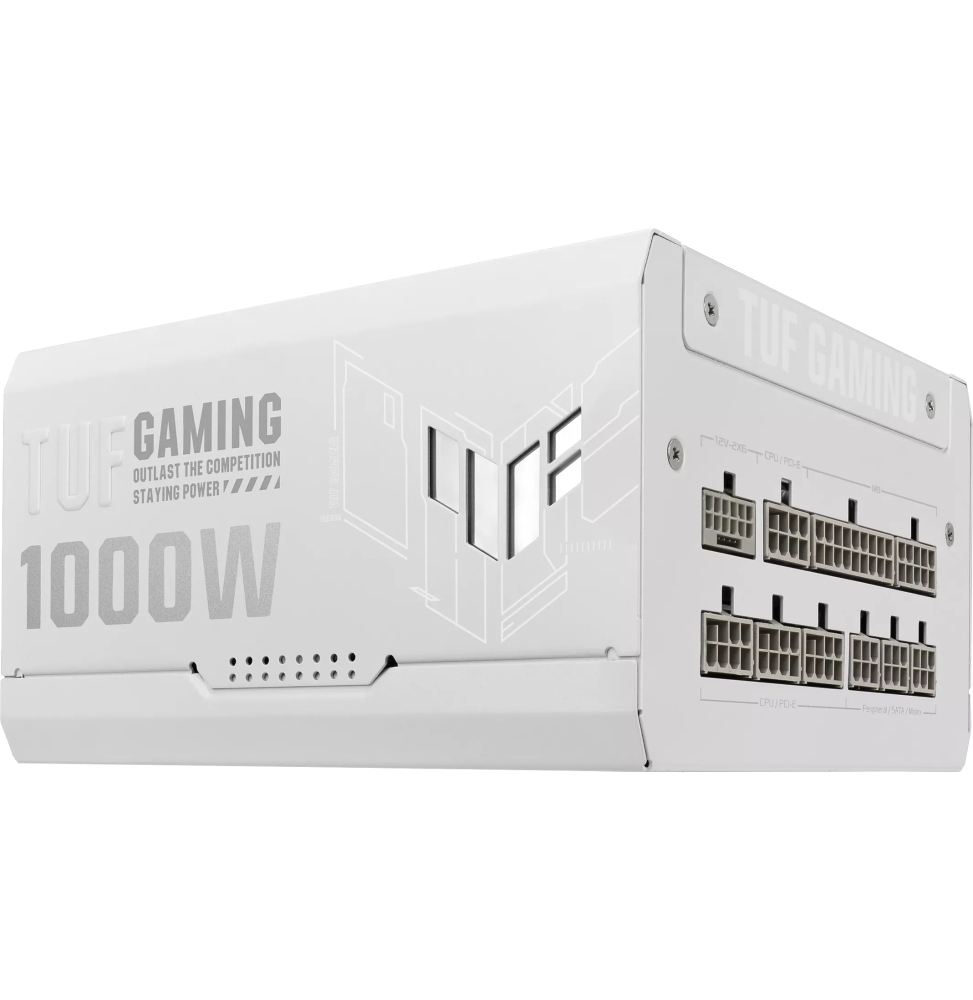 ASUS TUF Gaming 1000W Gold White Edition unité d'alimentation d'énergie 20+4 pin ATX ATX Blanc (90YE00S5-B0NA00) — image 2