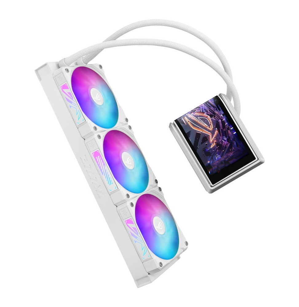 مبرد مائي للمعالج ASUS ROG RYUO IV 360 ARGB White Edition (90RC01N2-B0AAY0) — صورة 7