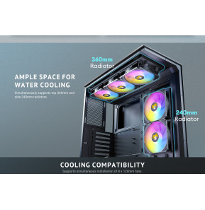 Boîtier Gaming Antec C3 ARGB Noir — image 2