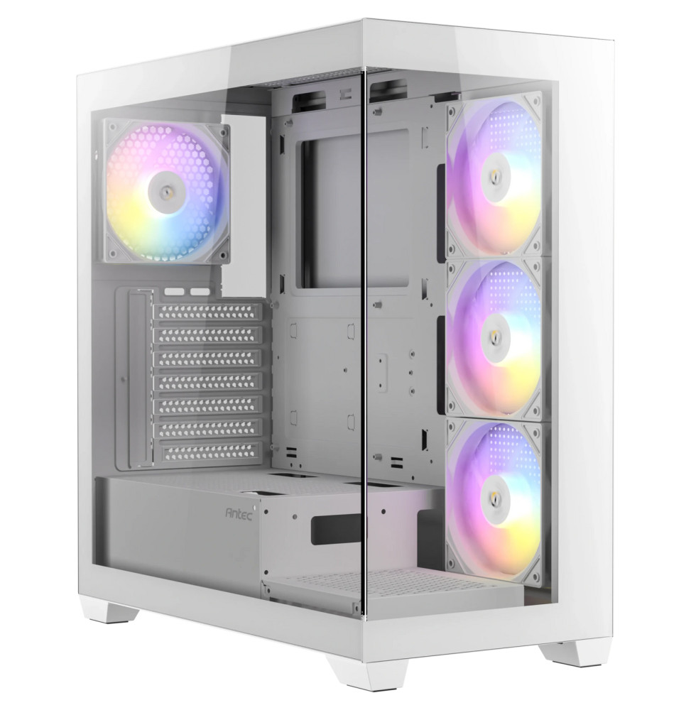 صندوق حاسوب للألعاب Antec CX300 ARGB أبيض — صورة 5
